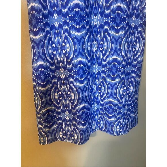 Jude Connally Size XS Tee Shirt Shift Dress Blue Geometric Kaleidoscope Print - Picture 5 of 9